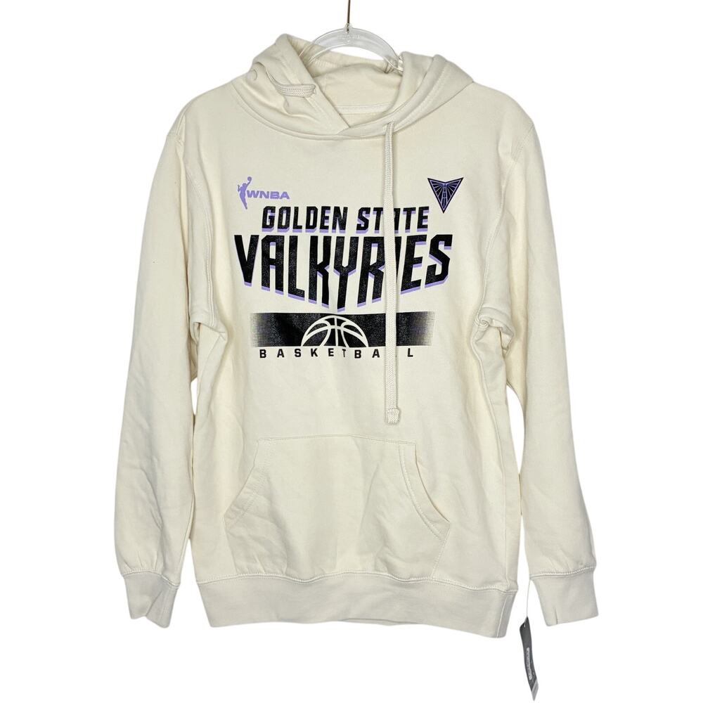 WNBA Golden State Valkyries Basketball Cream Hoodie NWT Small